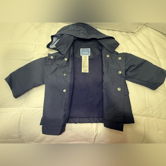 Jacadi Navy Kids Raincoat - Picture 2 of 6